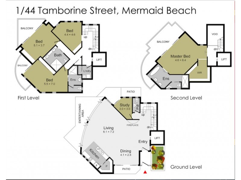 1/44 Tamborine Street, Mermaid Beach QLD 4218