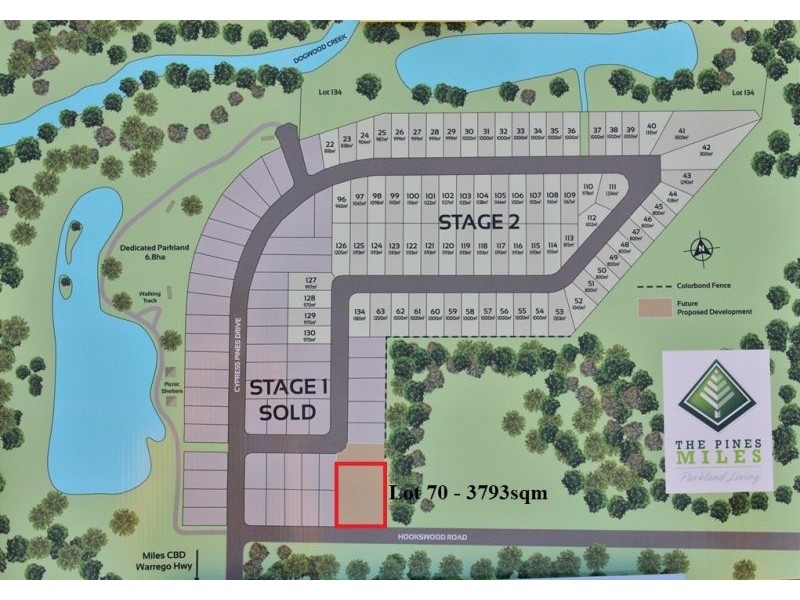 Lot 70 Cypress Pines Drive, Miles QLD 4415