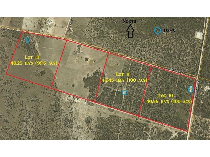 Lots 10, 11 & 13 Cartens Lane, Tara QLD 4421