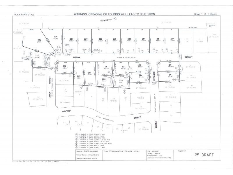 Lot 218 Lisbon Circuit, Orange NSW 2800