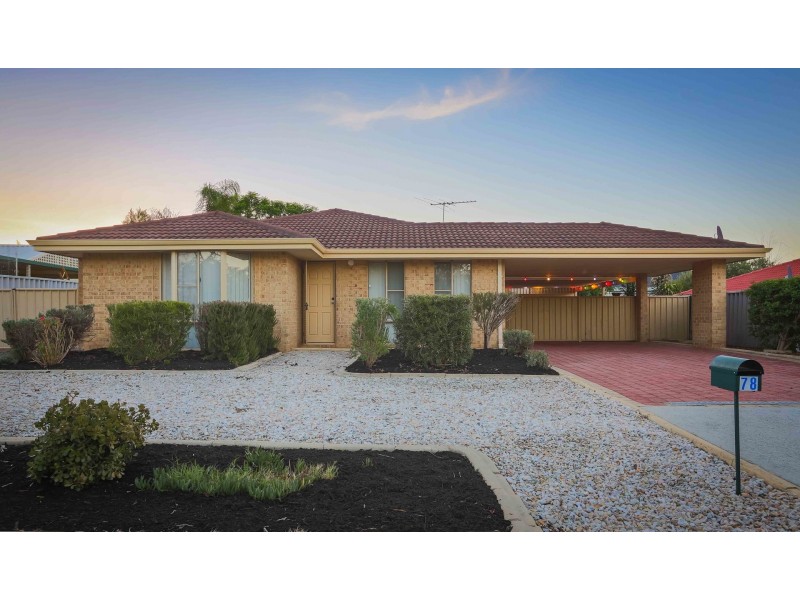78 Nottingham Parkway, Orelia WA 6167