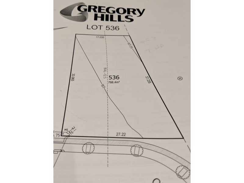Lot Lot 536, 9 Limelight Circuit, Gregory Hills NSW 2557
