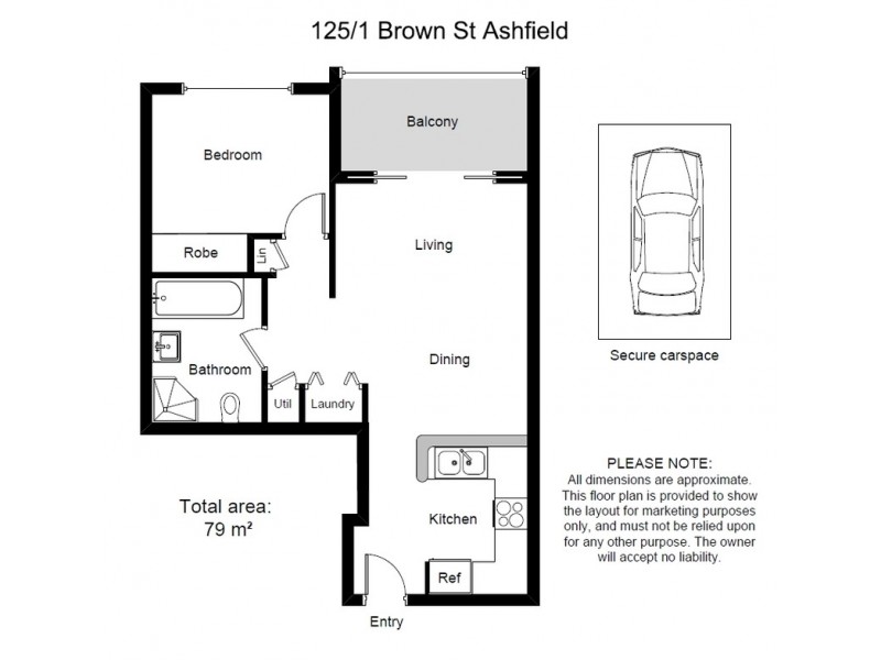 125/1  Brown St, Ashfield NSW 2131