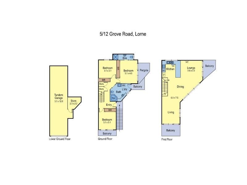 5/12 Grove Road, Lorne VIC 3232 Floorplan