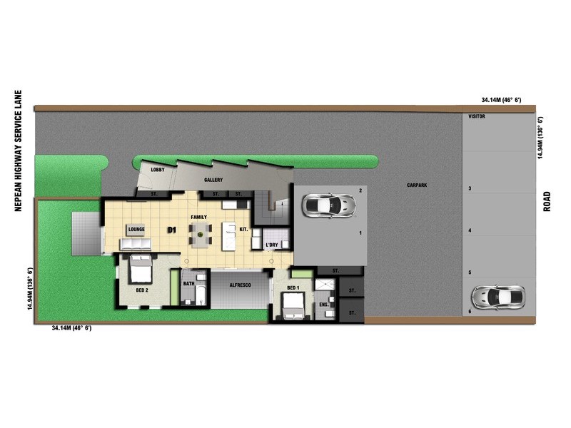 2/14 NEPEAN HWY, Brighton VIC 3186