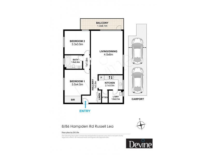 8/86 Hampden Road, Russell Lea NSW 2046
