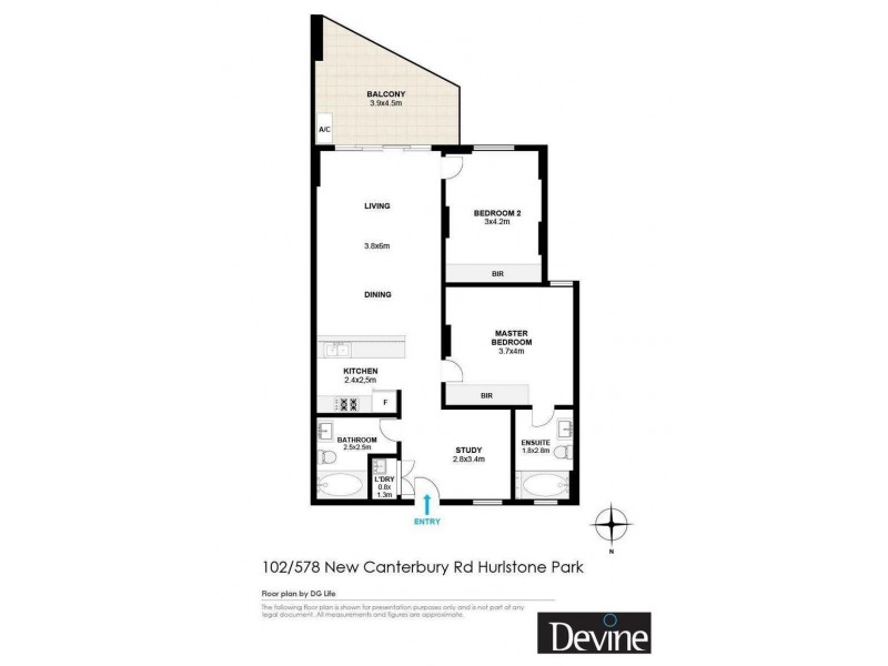 102/578 – 580 New Canterbury Road, Hurlstone Park NSW 2193