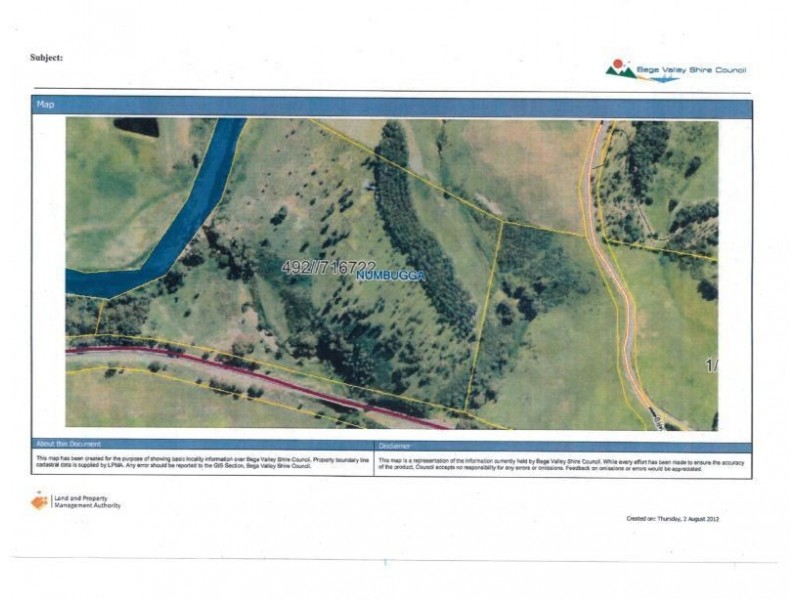 Lot 492  Snowy Mountains Highway, Numbugga NSW 2550