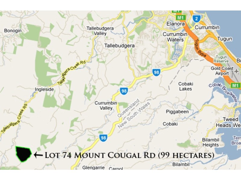 Lot 74 Mount Cougal Road, Tallebudgera Valley QLD 4228