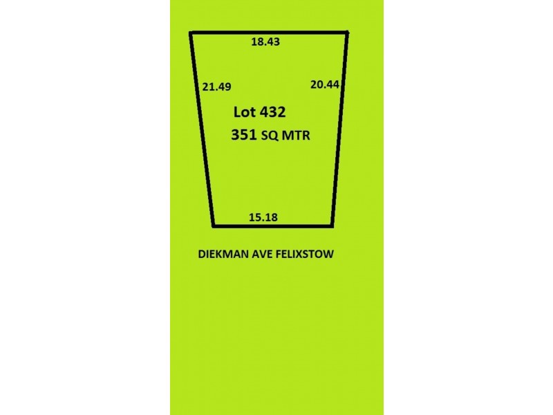 Lot 432 Diekman Ave, Felixstow SA 5070