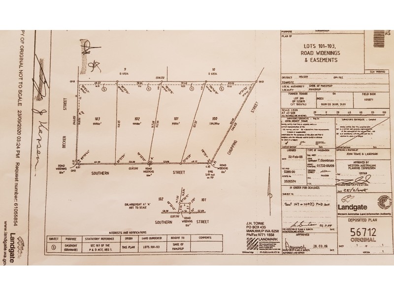 Lot 103 Cnr Southern and Becker Streets, Manjimup WA 6258