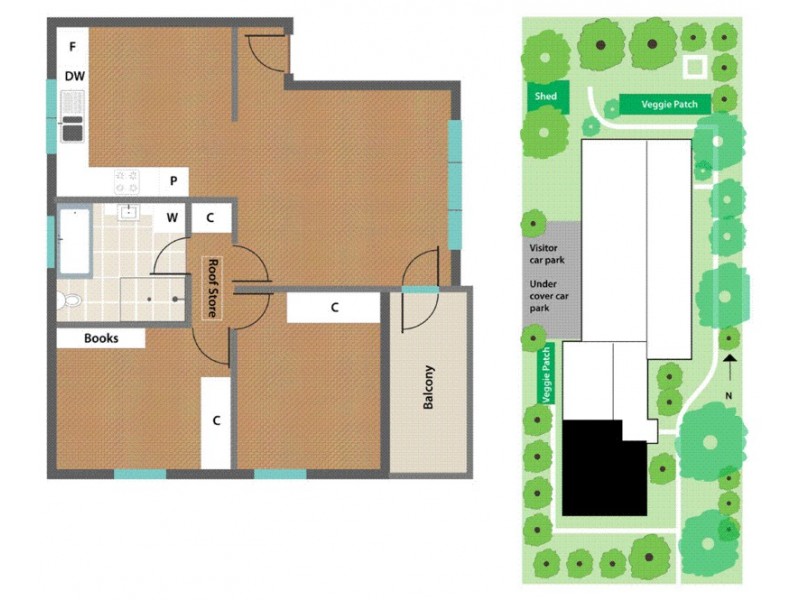 4/10 Redan Street, St Kilda VIC 3182 Floorplan