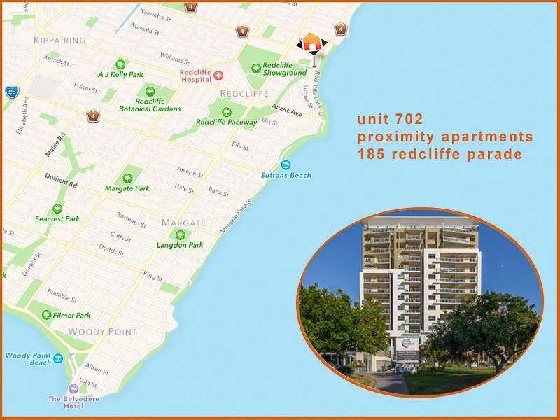 702/185 REDCLIFFE PDE, Redcliffe QLD 4020