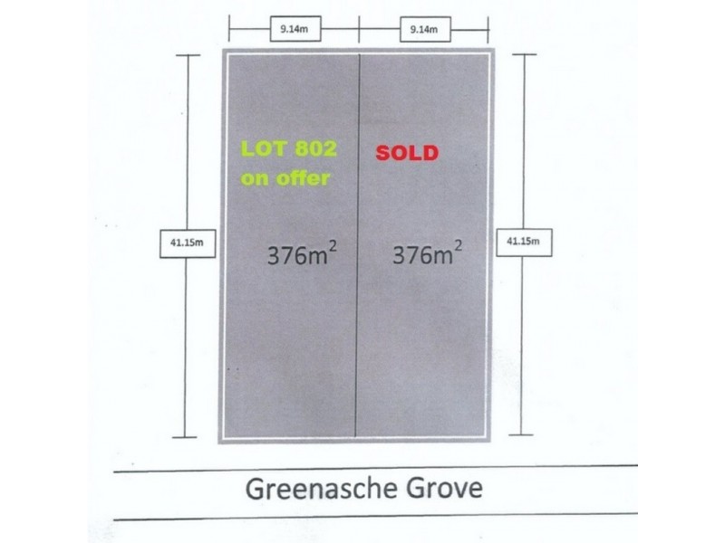Lot 802/10A Greenasche Grove, Seacombe Gardens SA 5047