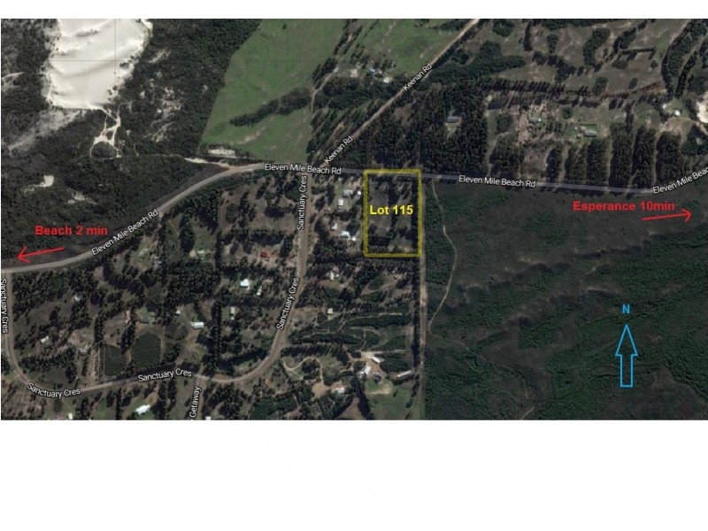 Lot 115 Eleven Mile Beach Road, Pink Lake WA 6450