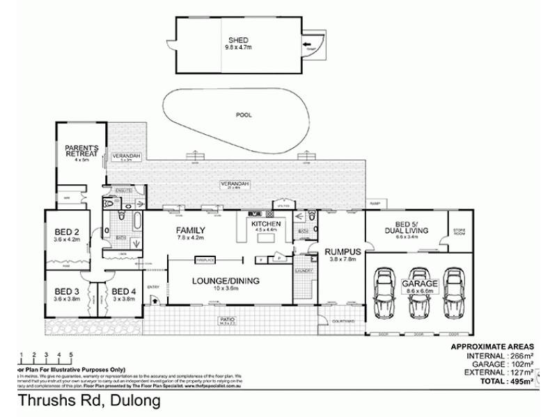 Dulong QLD 4560 Floorplan