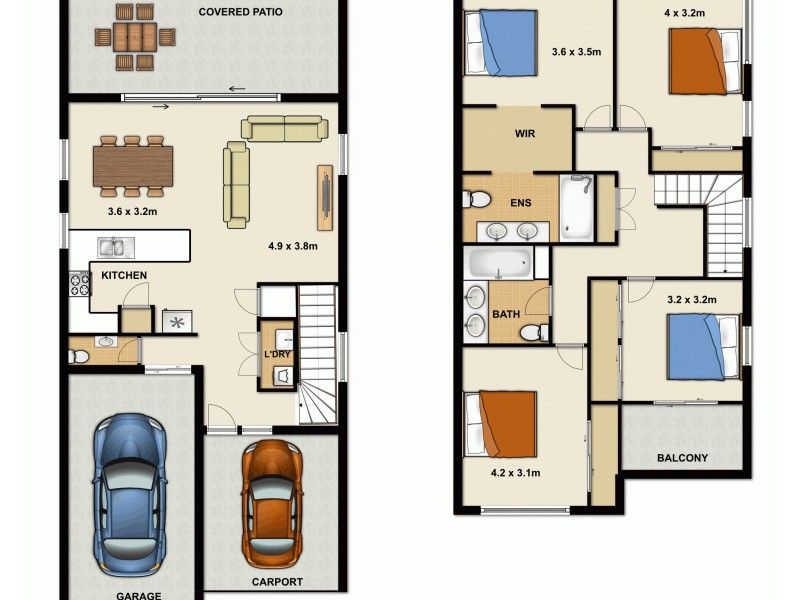 55/105 Barbaralla Drive, Springwood QLD 4127 Floorplan