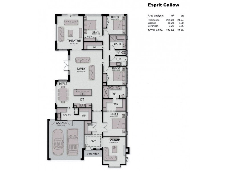 14 Callow Avenue, Clyde North VIC 3978 Floorplan