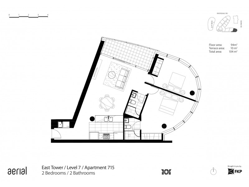 715/480 Riversdale Road, Hawthorn East VIC 3123 Floorplan
