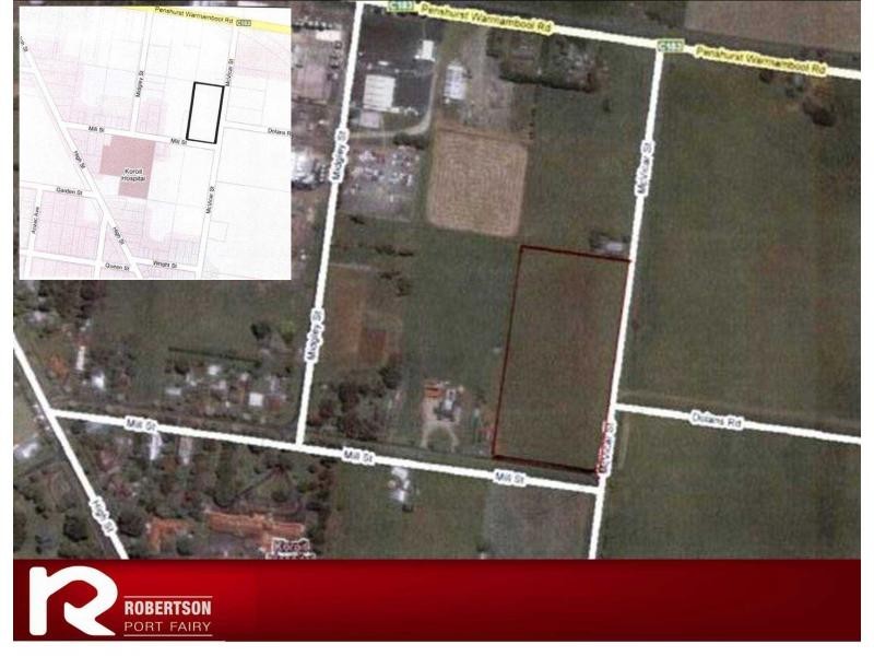 Cnr Mills & McVicar, Koroit VIC 3282