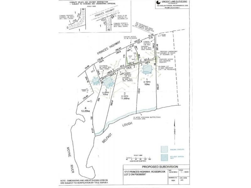 Lots1,3 & 4 1717 Princes Highway, Rosebrook VIC 3285