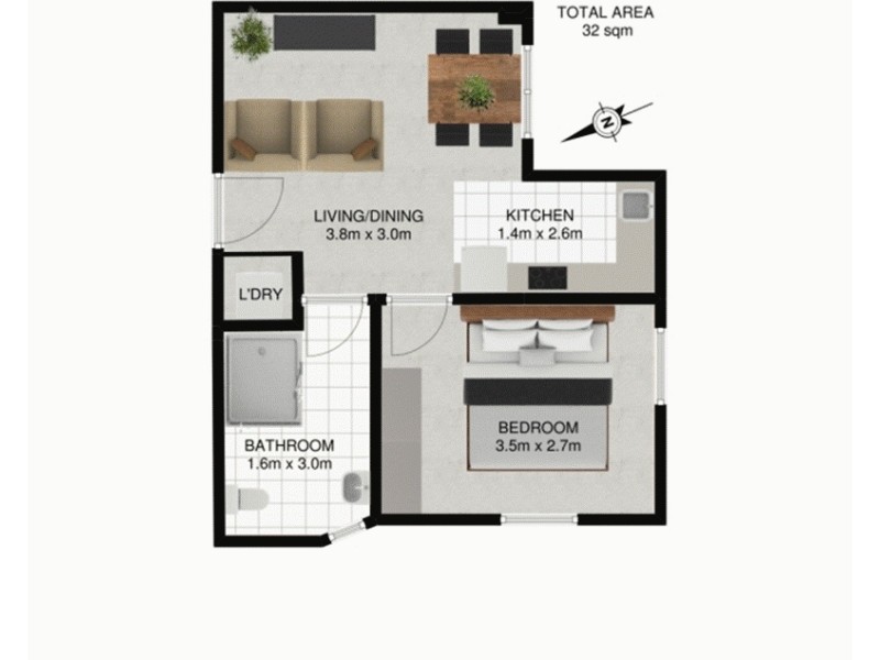 9/149 Old South Head Rd, Bondi Junction NSW 2022 Floorplan