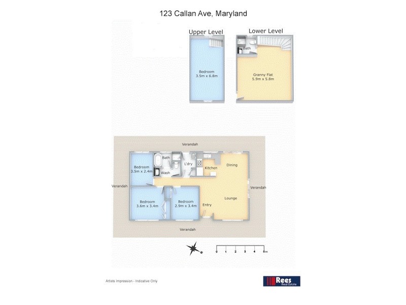 123 Callan Ave, Maryland NSW 2287 Floorplan