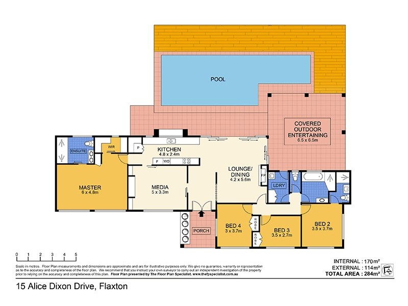 15 Alice Dixon Drive, Flaxton QLD 4560 Floorplan