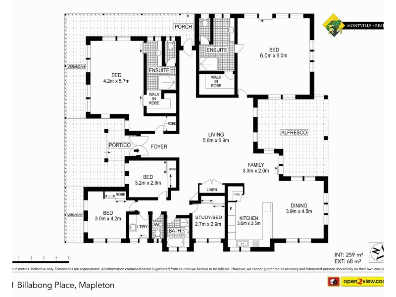 21 Billabong Pl, Mapleton QLD 4560 Floorplan
