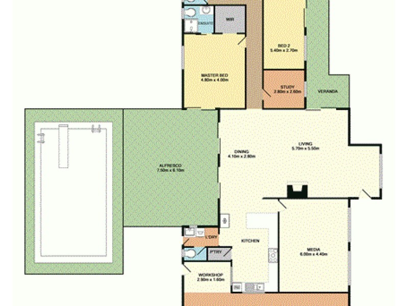 12 Paskins Rd, Palmwoods QLD 4555 Floorplan