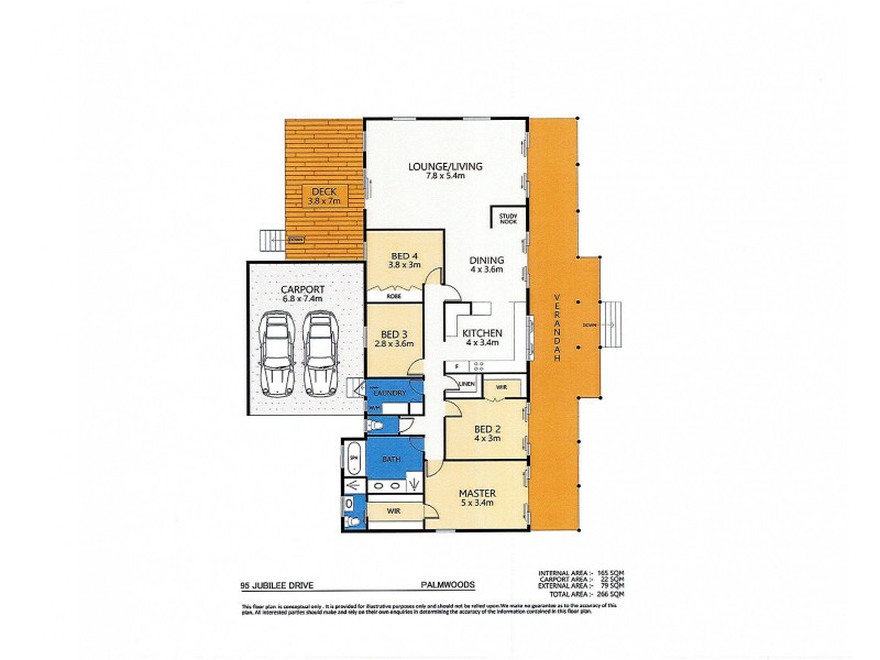 95 Jubilee Dr, Palmwoods QLD 4555 Floorplan