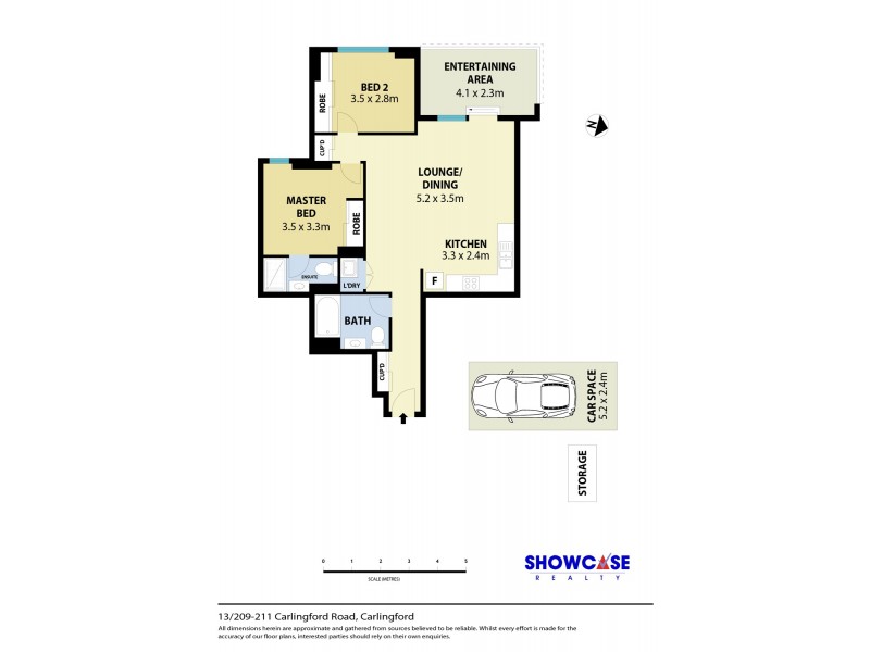 13/209 – 211 Carlingford Rd, Carlingford NSW 2118 Floorplan