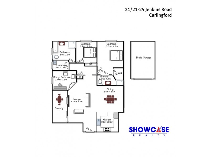 21/21-25 Jenkins Rd, Carlingford NSW 2118 Floorplan