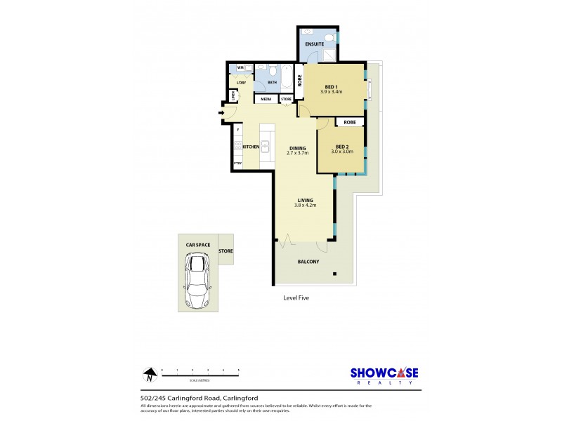 502/245 Carlingford Rd, Carlingford NSW 2118 Floorplan