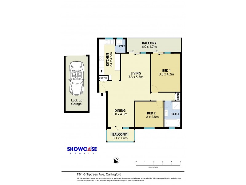 13/1-3 Tiptrees Ave, Carlingford NSW 2118 Floorplan
