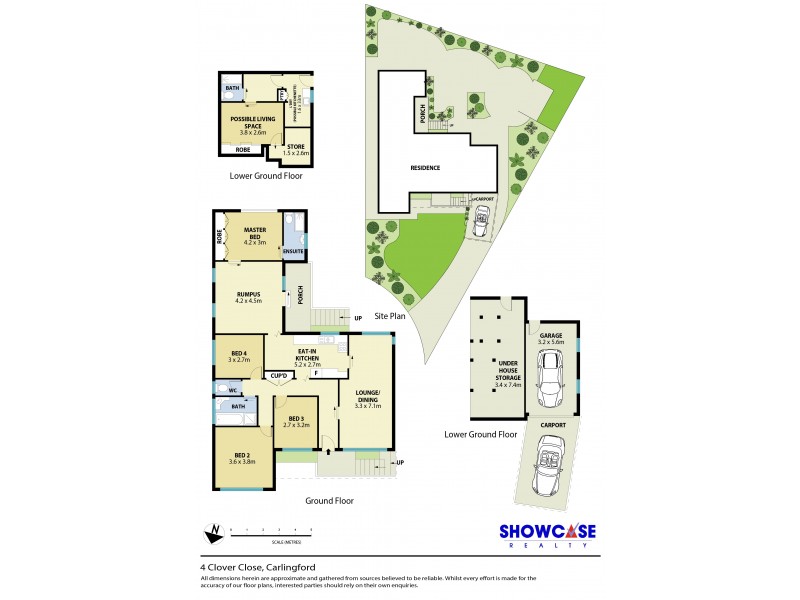 4 Clover Cl, Carlingford NSW 2118 Floorplan