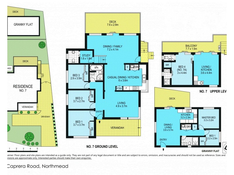 7 Caprera Rd, Northmead NSW 2152 Floorplan