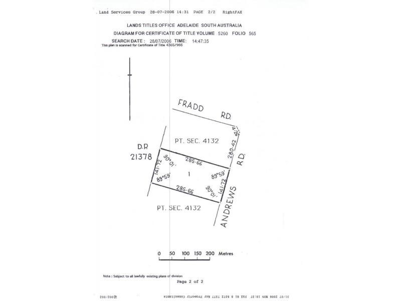 LB Andrews Road, Munno Para West SA 5115
