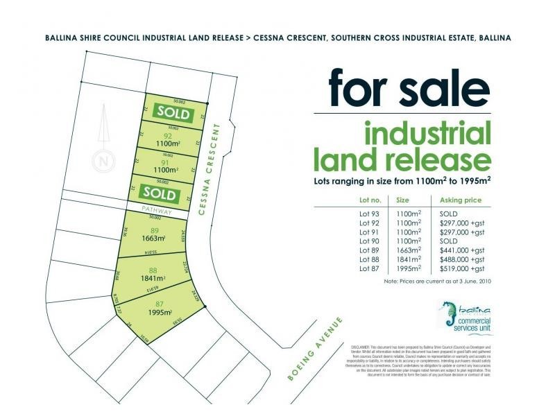 Lot 92 Cessna Crescent, Ballina NSW 2478