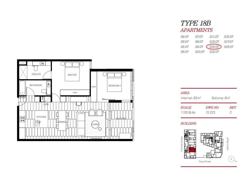 Unit S1307/61 – 71 Quay Street, Haymarket NSW 2000