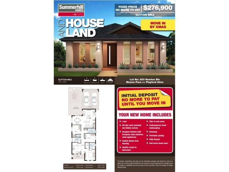 Lot 203 Newton Boulevard, Playford Alive, Munno Para SA 5115