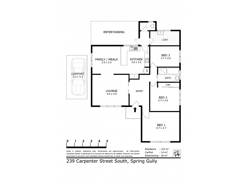 239 Carpenter Street South, Bendigo VIC 3550 Floorplan