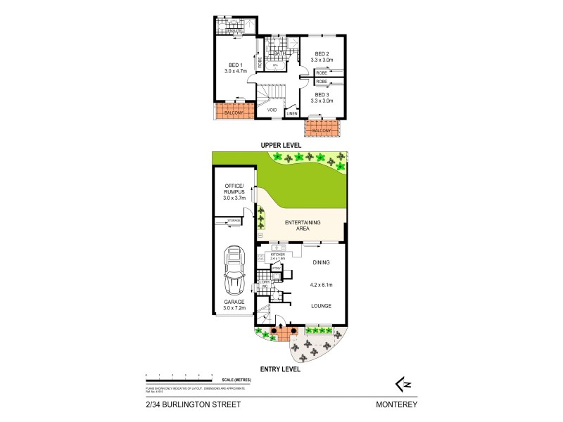 2/34 Burlington St, Monterey NSW 2217 Floorplan