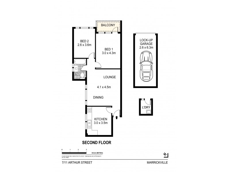 7/11 Arthur Street, Marrickville NSW 2204 Floorplan
