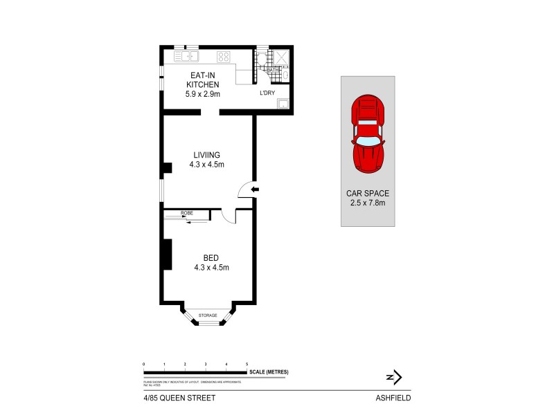 4/85 Queen Street, Ashfield NSW 2131 Floorplan