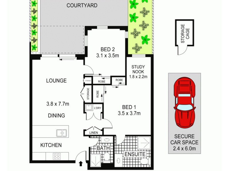 G11/1-7 Victoria Street, Ashfield NSW 2131 Floorplan