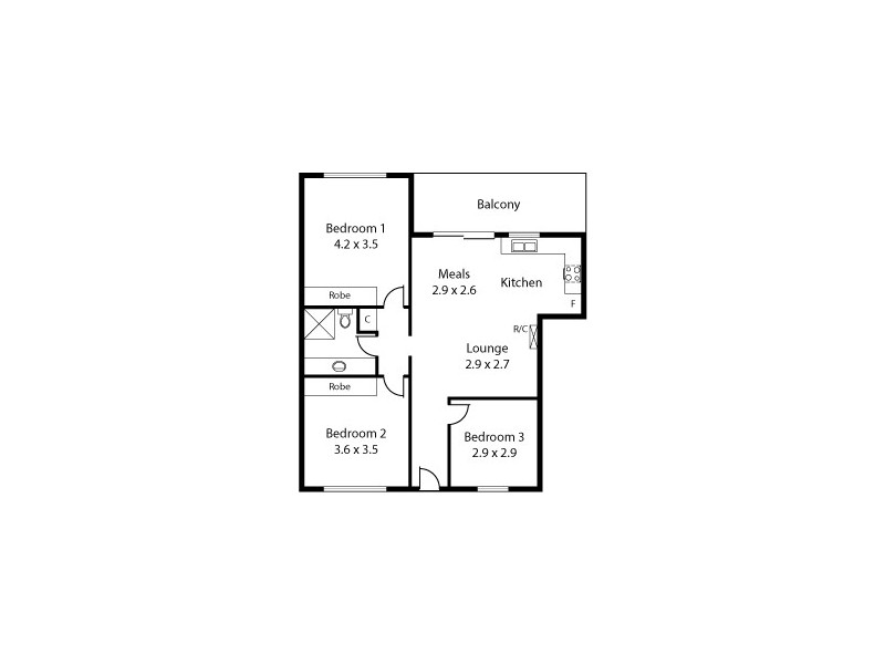 121 6-14 Metro Parade, Mawson Lakes SA 5095 Floorplan