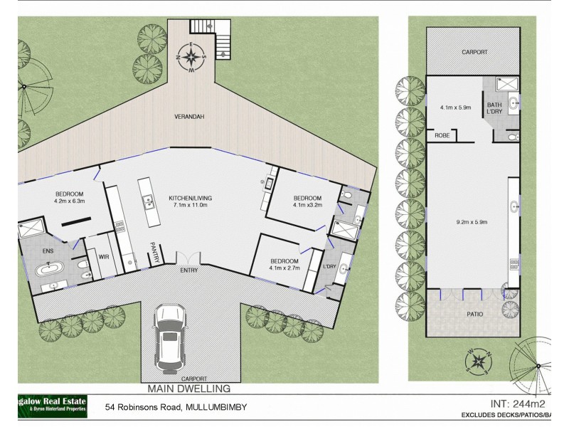 54 Robinsons Rd, Wilsons Creek NSW 2482 Floorplan