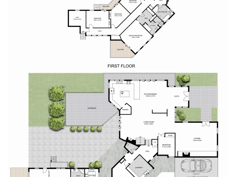 755 Federal Dr, Federal NSW 2480 Floorplan