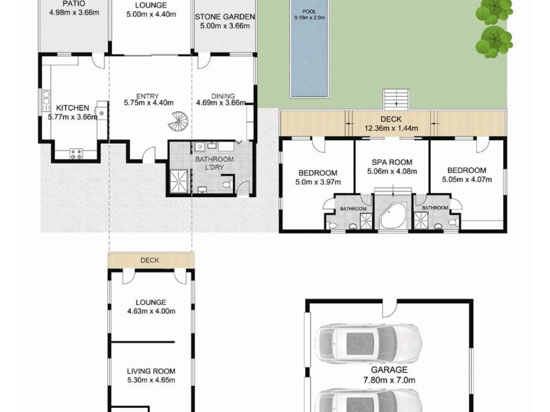 99 Koonyum Range Road, Wilsons Creek NSW 2482 Floorplan